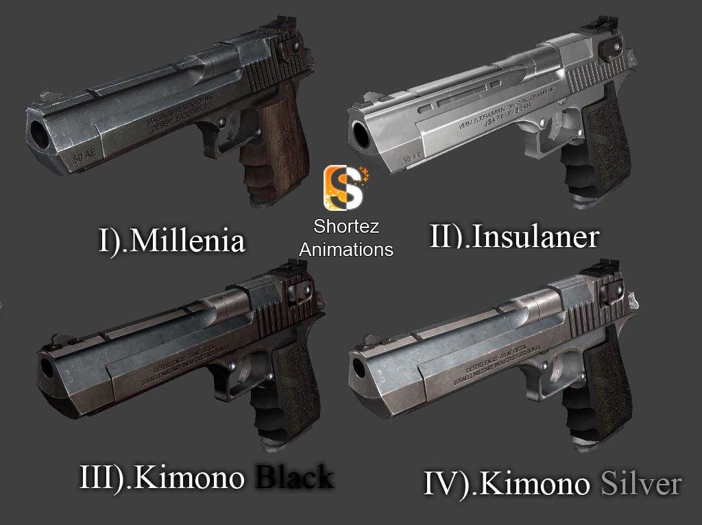 Desert Eagle on Shortez Anims PACK Desert Eagle on Shortez Anims PACK